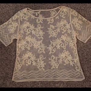 Short Sleeve Embroidered Shirt
